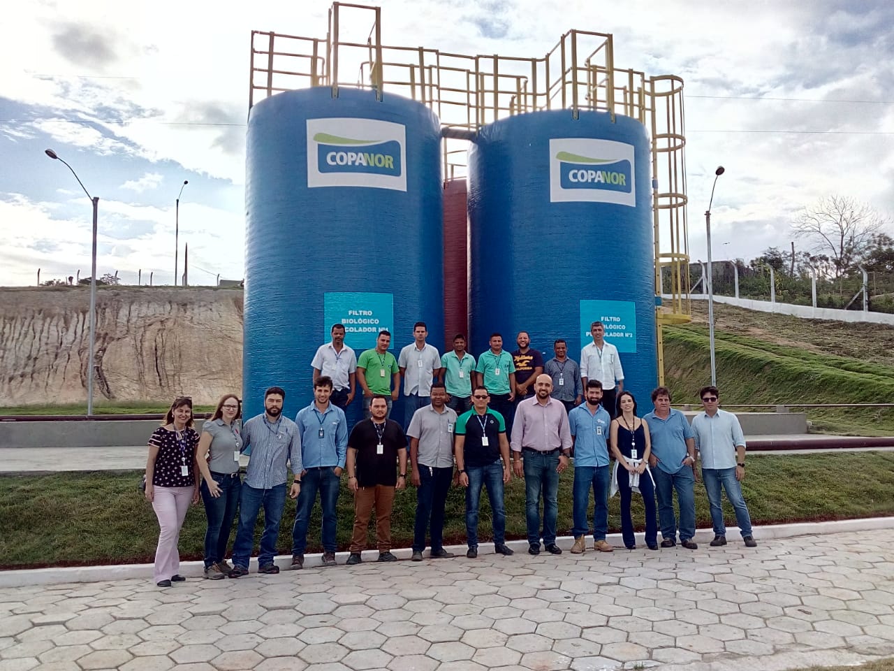 Inauguraram a estação de tratamento de água e a estação de tratamento de esgoto no Distrito de Avai.